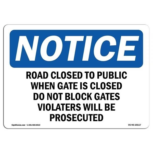 OSHA Notice Sign, 3.5